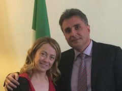 Giorgia Meloni e Antonio Baldelli