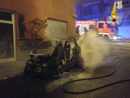 Incendio automobile