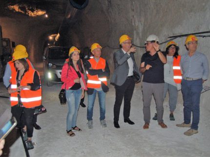 Visita di Ceriscioli e Bora alla Gola della Rossa