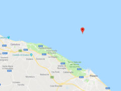 Epicentro terremoto in mare a Pesaro