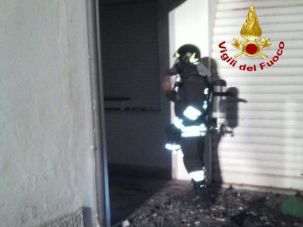 Incendio a Marcelli di Numana