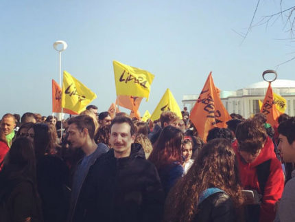 Corteo anti-mafia organizzato da Libera