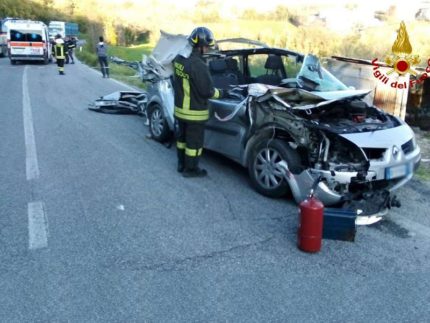 Incidente stradale a Belvedere