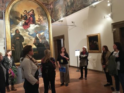 Delegazione di docenti stranieri in visita presso i musei anconetani