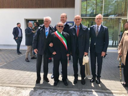 Inaugurazione del nuovo centro polivalente ad Arquata del Tronto