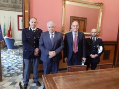 Incontro tra il sindaco di Jesi Bacci e il questore di Ancona Cracovia