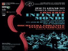 Locandina del concerto "Infiniti Mondi"