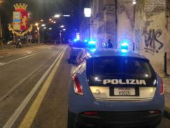 Polizia nel quartiere Archi di Ancona