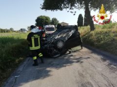 Incidente stradale a Monte San Vito