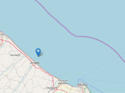 Terremoto del 29 luglio 2019 di magnitudo 2.8 al largo di Senigallia