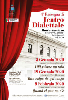 Rassegna Teatro Dialettale 2020 a Montemarciano - locandina