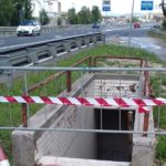 Lavori al sottopasso di Fiumesino a Falconara Marittima