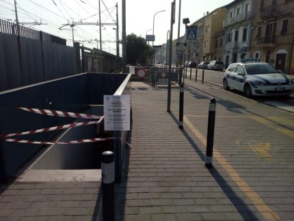 Vietato l'accesso alla spiaggia a Falconara Marittima