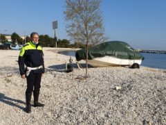 Controlli in spiaggia della Polizia Locale di Falconara