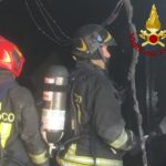 Incendio magazzino Brugnetto di Trecastelli