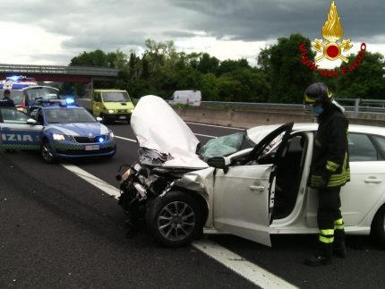 Incidente stradale sull'A14