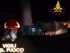 Intervento dei Vigili del Fuoco per una fuga di gas