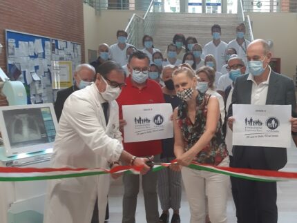 Macchinario donato all'ospedale di Jesi