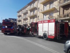 Incendio a Villa Musone