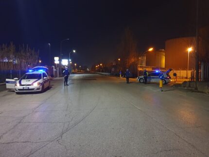 Controlli notturni della Polizia Locale a Falconara