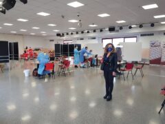 Centro vaccinale a Falconara