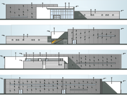 Progetto relativo al nuovo palascherma di Jesi