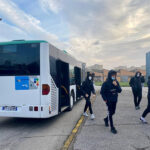 Fermata del bus per studenti