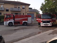 Incendio di un deposito a Jesi