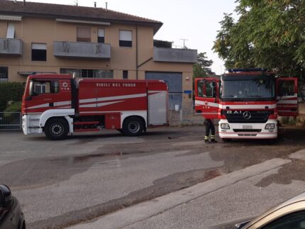 Incendio di un deposito a Jesi