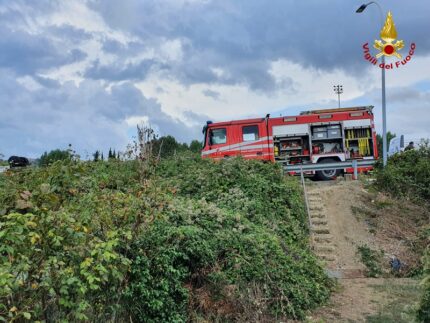 Incendio a Falconara