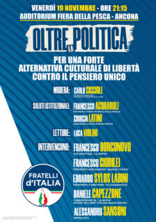 Incontro "Oltre la politica" - locandina