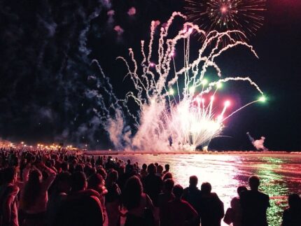 Fuochi d'artificio a Ferragosto a Falconara