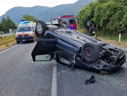 Incidente stradale ad Albacina