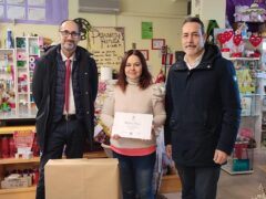Premiazione a Castelfidardo per l'iniziativa "Natale in vetrina"