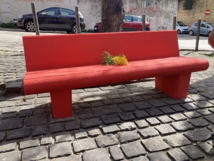Panchina rossa inaugurata ad Ancona