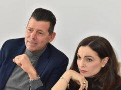 Maurizio Mangialardi e Manuela Bora