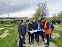 Consegna lavori per il ponte ciclopedonale sul fiume Cesano