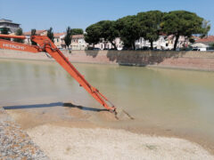 Dragaggio fiume Misa a Senigallia