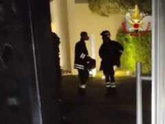 Incendio in un hotel di Monsano