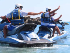 Moto d'acqua della Polizia