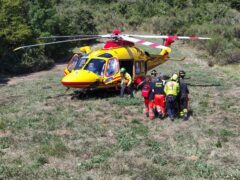 Ciclista soccorso a Fabriano