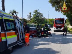 Incidente stradale a Castelfidardo