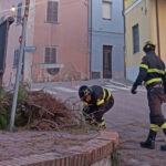 Forte vento: intervento del Vigili del Fuoco a Montignano di Senigallia