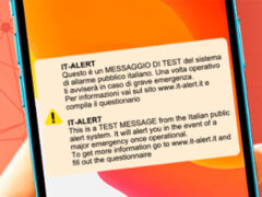 IT-Alert - Messaggio di test