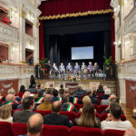 Post sisma, inaugurazione del teatro comunale di Caldarola