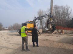 Sopralluogo al cantiere di ponte San Carlo