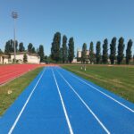 Pista dell'impianto di atletica leggera "Italico Conti"