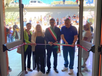 Inaugurazione ad Ancona della nuova scuola primaria Antognini