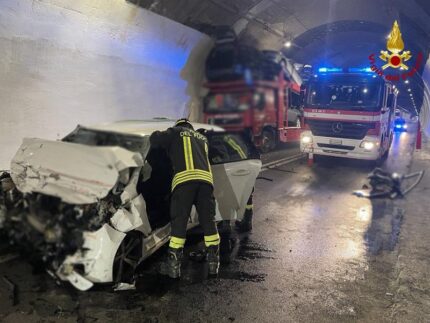 Incidente nella galleria della Montagnola ad Ancona