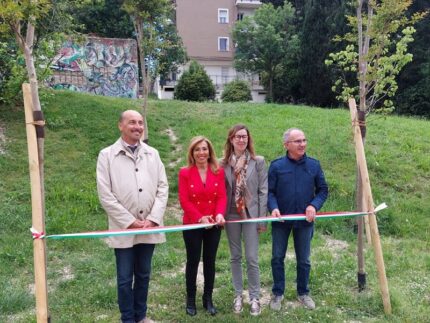 Inaugurazione della nuova area verde al parco Kennedy di Falconara